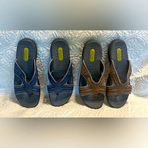 Clark’s Wave sandals, 2 pairs, ladies size 10